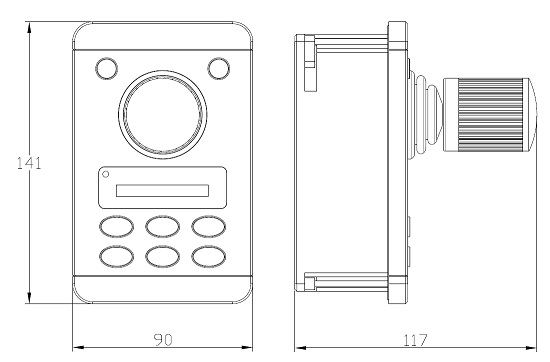 Габаритные размеры TKTS-3
